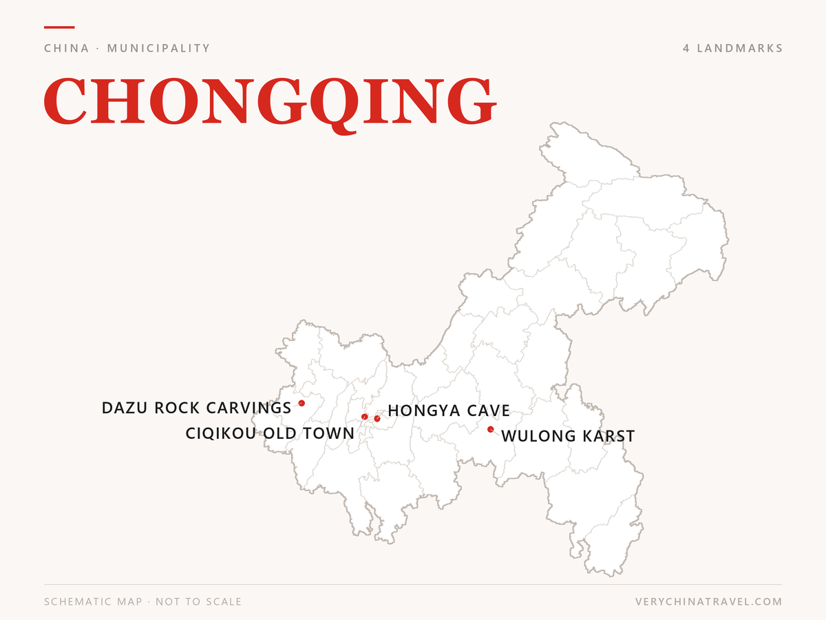 Chongqing location map