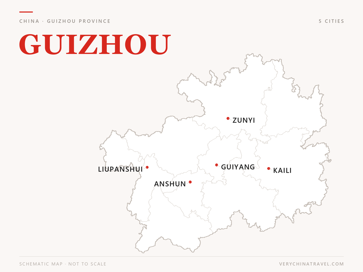 Guizhou location map